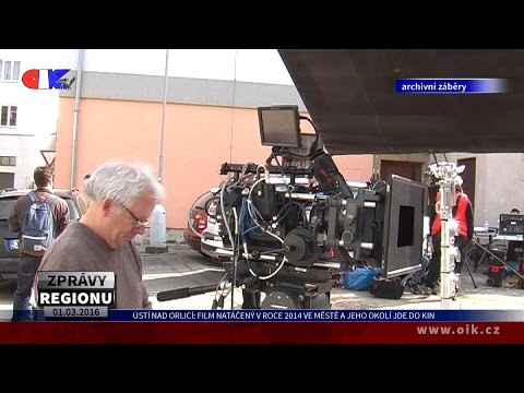 Ústí nad Orlicí: Film natáčený v roce 2014 ve městě a jeho okolí jde do kin
