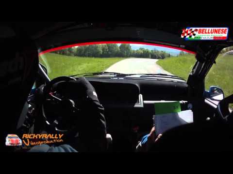 CAMERA CAR BATTISTINI   CERON 31° RALLY BELLUNESE 2016 P S 2 TRICHIANA