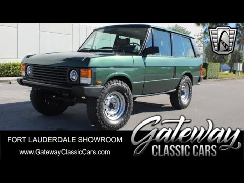 1986 Land Rover Range Rover Classic