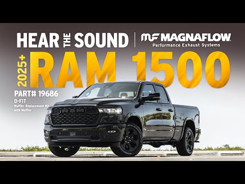 2025 RAM 1500 Exhaust Sound Clip | MagnaFlow D-Fit Muffler Replacement
