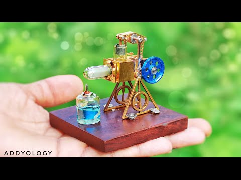Powerful Mini Stirling Engine - TEST