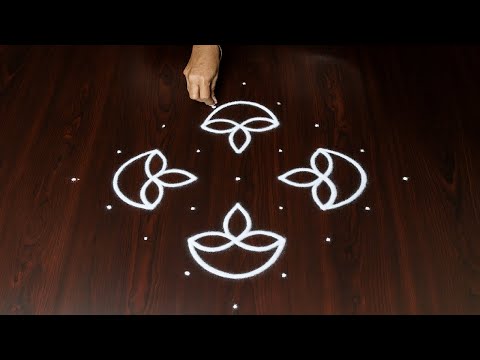 Diwali Special Easy Rangoli