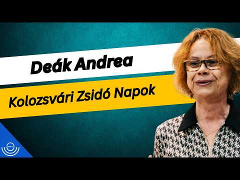 Pirkadat: Deák Andrea – Kolozsvári Zsidó Napok