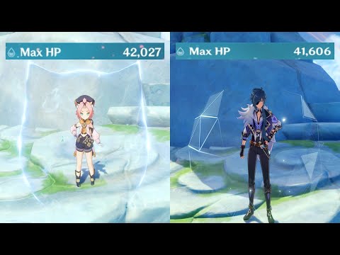 Diona Shield vs Kaeya Shield Strength Comparison - Genshin Impact