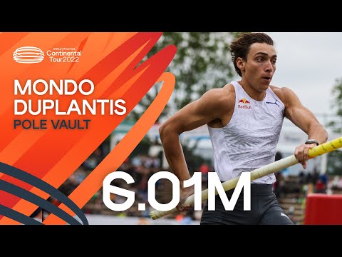 6.01m pole vault clearance for Mondo | Continental Tour Gold 2022 Hengelo