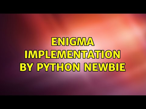Enigma Implementation by Python newbie