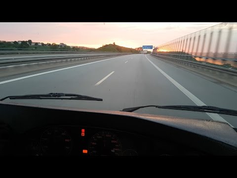 VW T3 / T25 Doka Audi V6 ,Test Autobahn, LOW BUDGET SPORBITZ