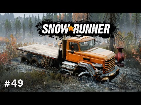 Snowrunner | Mission: "Entwässerung" (Michigan) | Komplettlösung #49 | Gameplay Walkthrough