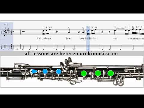 How to Play Oboe - Ed Sheeran - Thinking Out Loud - Sheet Music Tutorial Lesson
