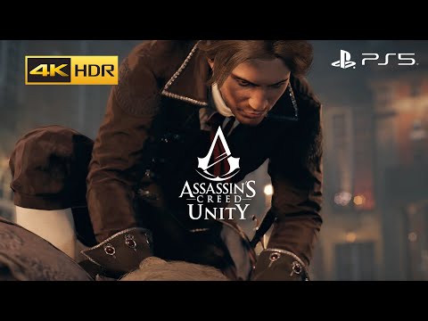ASSASSINS CREED UNITY LOOKS AMAZING ON PS5 - 4K60FPS HDR GAMEPLAY