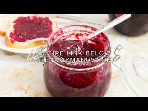 Raspberry jam without Pectin | Homemade Raspberry Jam