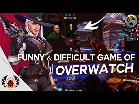 A Funny & Difficult Game of Overwatch