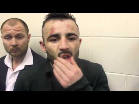 STEPHEN ORMOND RETAINS WBO EUROPEAN TITLE WITH 5TH ROUND TKO OF EL OUAZGHARI - POST FIGHT INTERVIEW