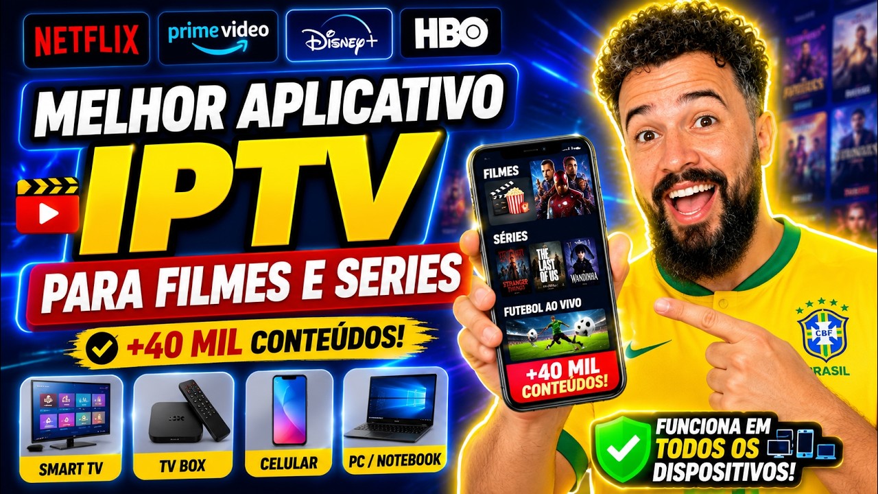 📺 MELHOR APLICATIVO PARA FILMES E SÉRIES (ATUALIZADO 2026)