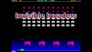 Space Invaders, and old 2000 project, compiled in 2026, featuring Who's Your Daddy mode,can you win?