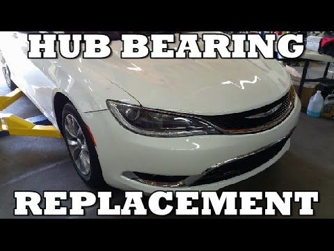Front Hub Bearing Replacement 2015 Chrysler 200