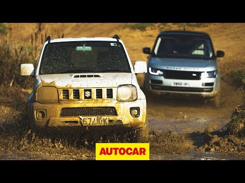 Range Rover Autobiography vs Suzuki Jimny - 4x4 face off | Autocar