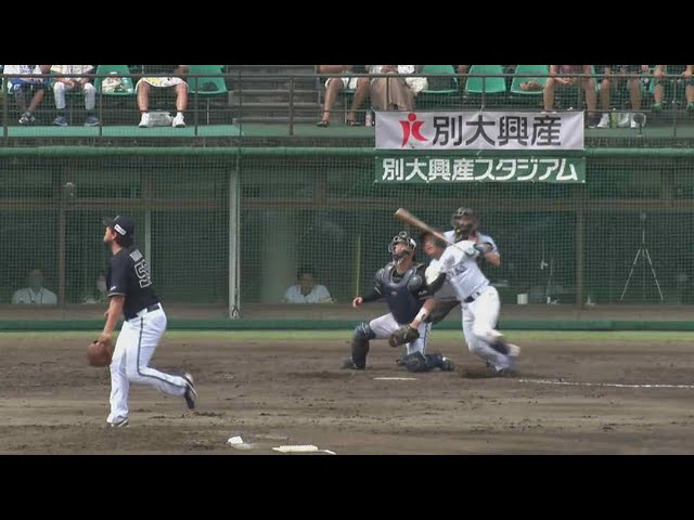 【ファーム】ホークス・野村大樹 ポトリと落ちる技ありヒットで追加点をあげる!! 2022年6月26日 福岡ソフトバンクホークス 対 オリックス・バファローズ