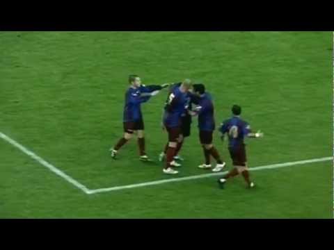 Gol David Mounard del 2 - 1 in Salerno Calcio - Pomigliano 3 - 1 27/11/2011