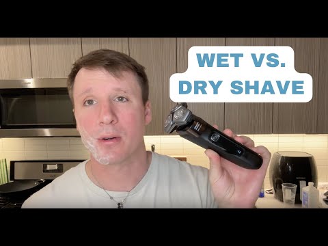 Philips Norelco 9000 Series – Wet vs. Dry Shave Comparison
