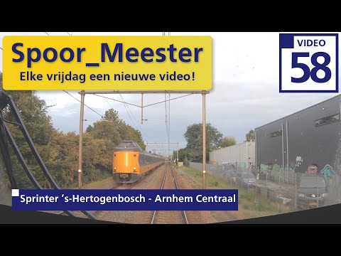 (4K) Cabview NS Trein FLIRT | Rij mee met de SPRINTER van 'S-HERTOGENBOSCH naar ARNHEM CENTRAAL (58)