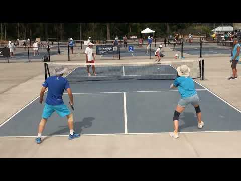 2023.08.05 MXD4.0 (age 60-64) Amy Chang + Robin Chen vs Kazuko Yamane + Tim Tam (Gold Medal match)