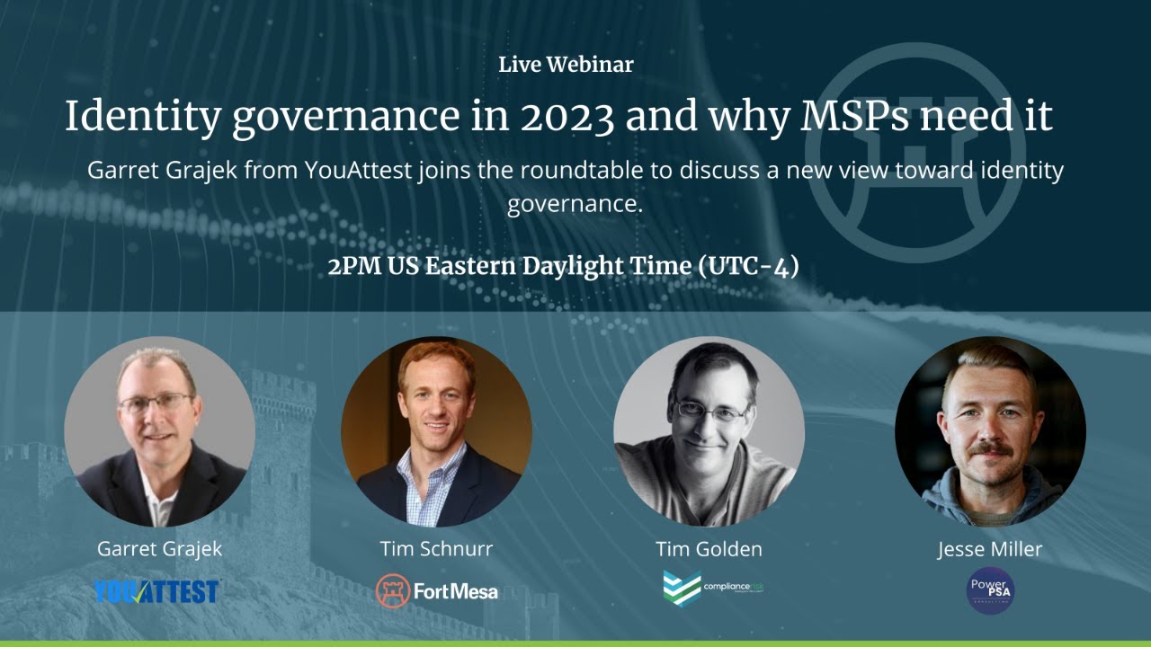 Identity governance in 2023 and why MSPs needed it
