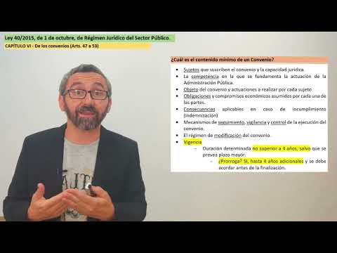 Ley 40/2015 - Capitulo VI - De los Convenios