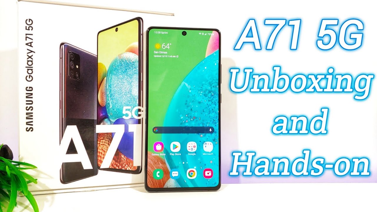 Samsung Galaxy A71 5G in late 2020 - Free on T-Mobile/Sprint with new line of service