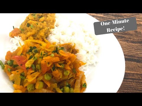 SLIMMING WORLD CABBAGE BHAJI I One-Minute Recipe!
