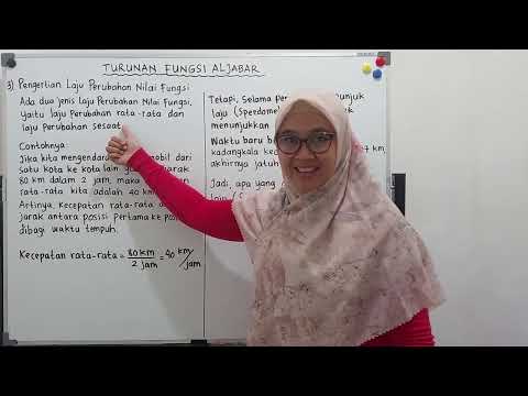 Turunan Fungsi Aljabar #Part 1 // Laju Perubahan Rata-rata // Laju Perubahan Sesaat // Kalkulus