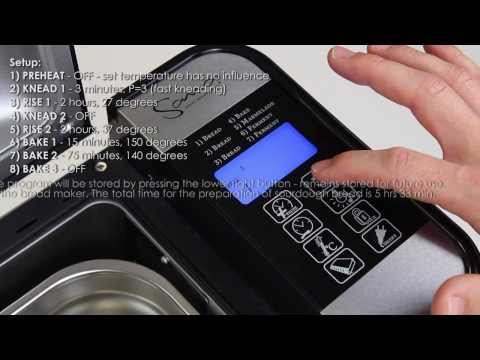 Sana Products - Smart Bread Maker - Instructional video for making bread