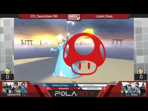 CFL Smackdown 134 WiiU - UtopianRay (Rosalina) vs Ewok (Cloud) - Losers Semis
