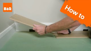 How to lay laminate flooring