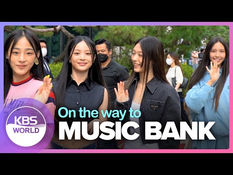 [4K/Full] NewJeans, ATEEZ, STAYC…De camino a Music Bank 220805