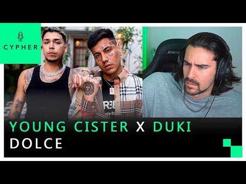 REACCIÓN a Young Cister, Duki - DOLCE (Video Oficial)