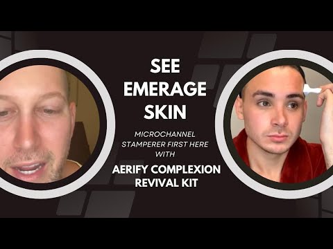 SEE EMERAGESKIN MICROCHANNEL STAMPERER FIRST HERE WITH AERIFY COMPLEXION REVIVAL KIT |Dr. Jason Emer