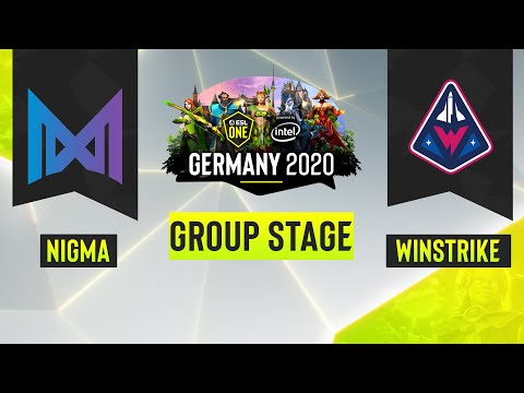 Dota2 - WinStrike vs. Nigma - Game 2 - ESL One Germany 2020 - Group Stage
