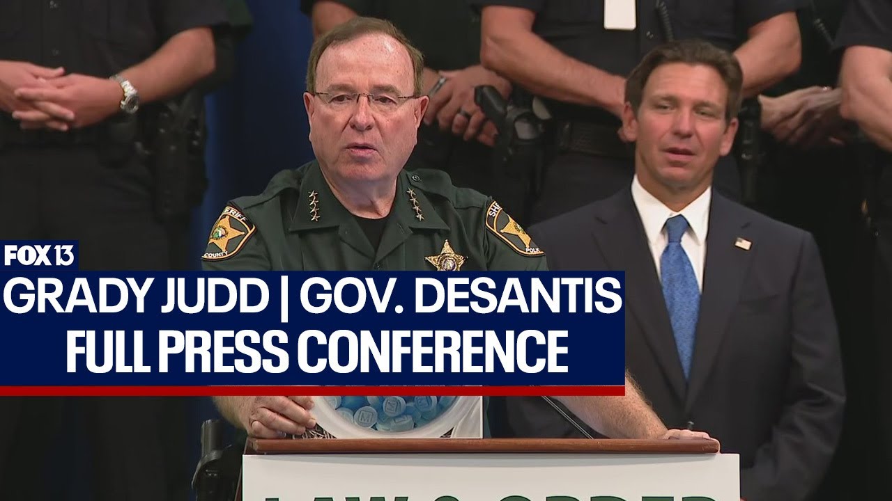 Grady Judd, Governor DeSantis continue fentanyl fight