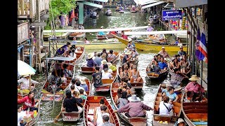 preview picture of video 'Thailand Floating Market, Damnoen Saduak.'