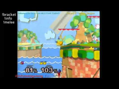 Lvl 9 CPU Pikachu looking like Axe with sick combo + randall grab KO