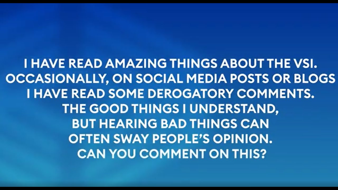 2022 Q&A: I have read some derogatory comments. Can you comment on this?