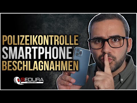 Polizeikontrolle: Darf die Polizei mein Handy beschlagnahmen? | SO kommen sie NICHT an deine Daten