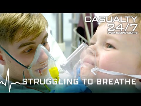 Severe Asthma Attack Scenes -  Breathing Difficulties & Chest Pain 🫁 | Casualty 24/7