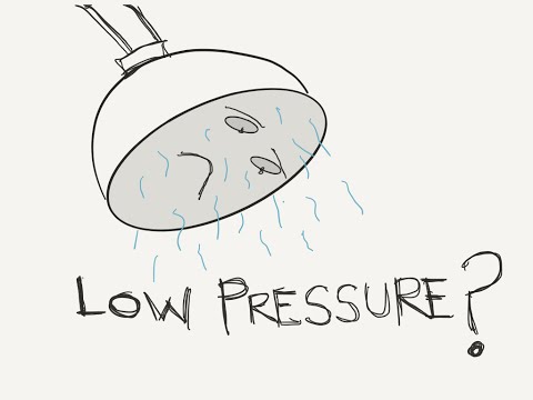 How to Fix Low Shower Pressure for FREE