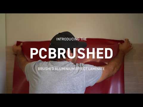 Introducing the new pc brushed - brushed aluminium effect la...