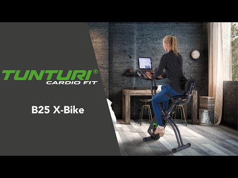 Promovideo: Skládací rotoped TUNTURI Cardio Fit B25 X-Bike s opěrkou