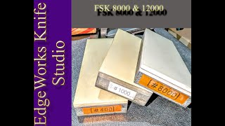 A small introduction to the FSK 8000 and 12000 grit Super Vitrified Whetstones.