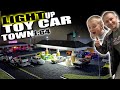 DAD Builds TOY CAR TOWN For SON With POWER LIGHT S 1 64 Scale Diorama DIY