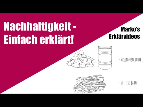 Was ist Nachhaltigkeit? Einfach erklärt! - Lern- und Erklärvideo für Grundschul-Kinder.